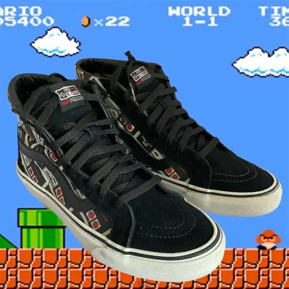 Vans Limited Edition Nintendo NES High-Top Sneakers