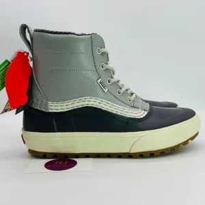 Vans Men's Standard Mid Snow MTE Waterproof Winter Boots Bone Grey Size 9