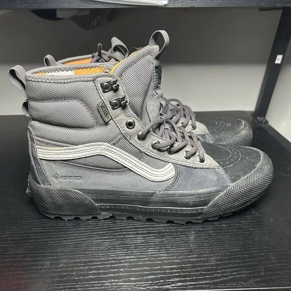 Vans MTE-3 Size 8.5 Men’s Gore-Tex 3M Cold Weather Snow Gray Boots
