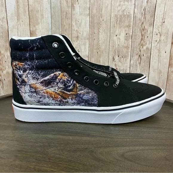 Vans x Discovery Sk8-Hi Project Cat Comfycush High Top Sneakers Size 8.5 Men
