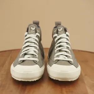 Veja Women's Nova Ripstop High-Top Green Lace-Up Sneakers