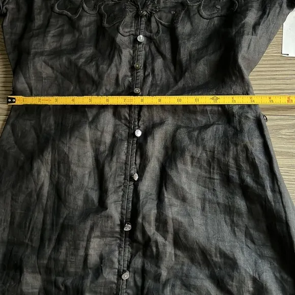 VERONICA BEARD ARCHIE FLORAL APPLIQUÉ DRESS IN BLACK SZ 2 598$