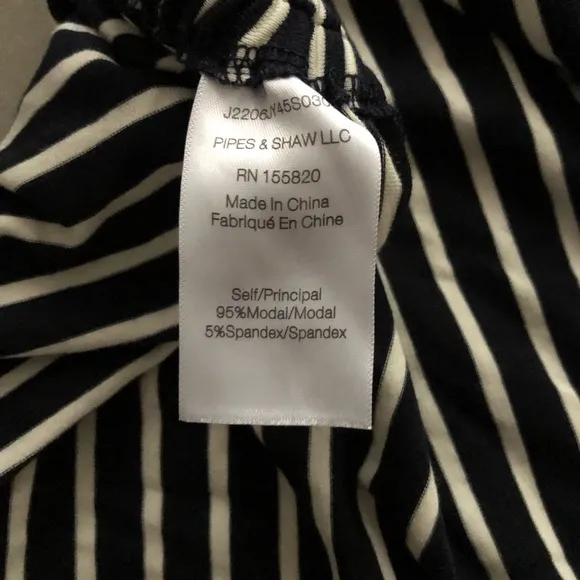 Veronica Beard Jean | Brompton Dress-Ink&amp;White | SzXS |NWT
