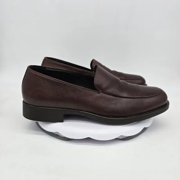 Via Spiga Dress Shoe Men's 11 Loafers Slip On Brown Made In Italy