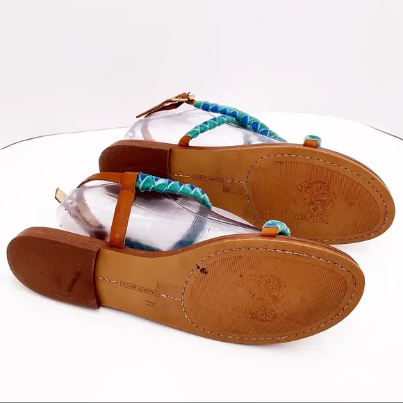 {Vince Camuto} Ramita Velvet Flat Sandals