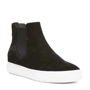 Vince Newlyn High Top Slip On Sneakers Black Suede 9