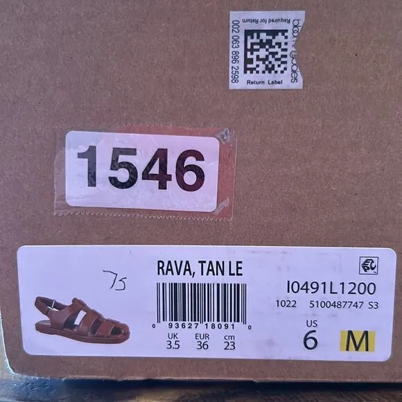 Vince Rava Strappy Fisherman Leather Sandals Minimal Sophisticated Tan NEW 6