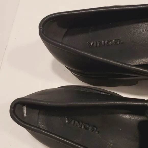 Vince Robin Apron Toe Leather Loafers Size 7.5 NWOT'S