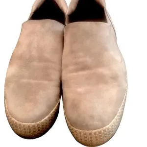 Vince Suede Taupe Platform Espadrilles Size 9