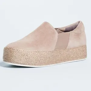 VINCE WILDEN ESPADRILLES SUEDE SNEAKERS JUTE Size 6.5