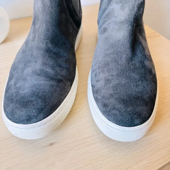 Vince Women’s Nira High-Top Suede Slip-On Sneakers