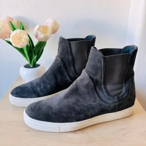 Vince Women’s Nira High-Top Suede Slip-On Sneakers