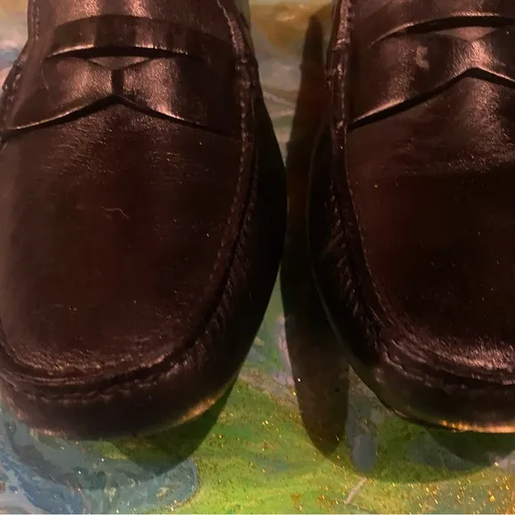 VINTAGE CLASSIC Prada Men's Black Loafers SIZE 45
