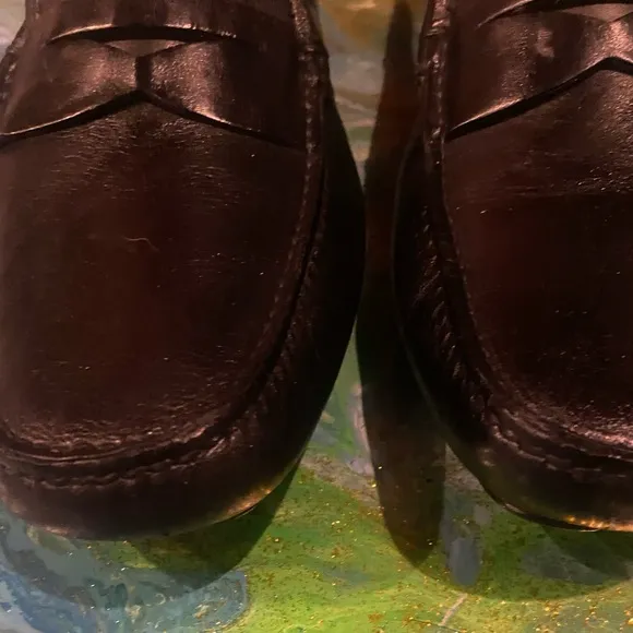 VINTAGE CLASSIC Prada Men's Black Loafers SIZE 45