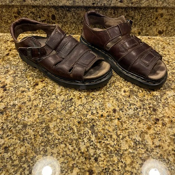 Vintage Dr Martens Fisherman Sandals 90s Y2K England US Men’s 11 *NEED REPAIR*