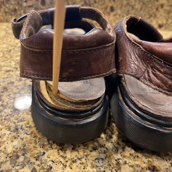Vintage Dr Martens Fisherman Sandals 90s Y2K England US Men’s 11 *NEED REPAIR*