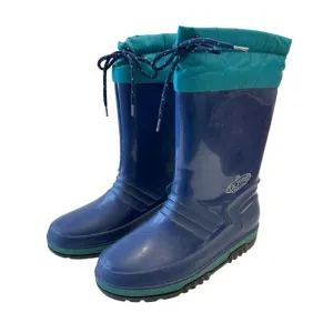 Vintage LaCrosse Winter Snow Boots Insulated Waterproof Blue Teal Kids Size 5‎