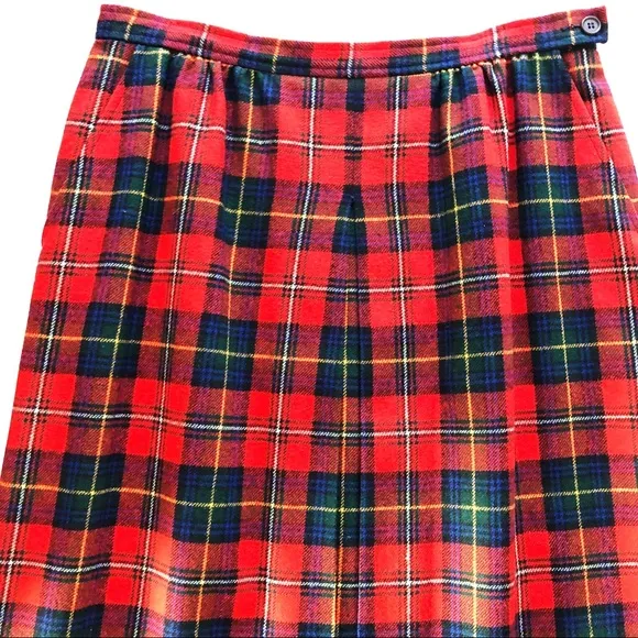 Vintage Pendleton Boyd Tartan Skirt Modern 8/10/12