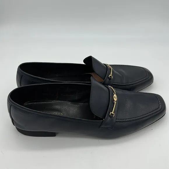 Vintage Pierre Cardin Navy Dress Shoes Loafers Size 10