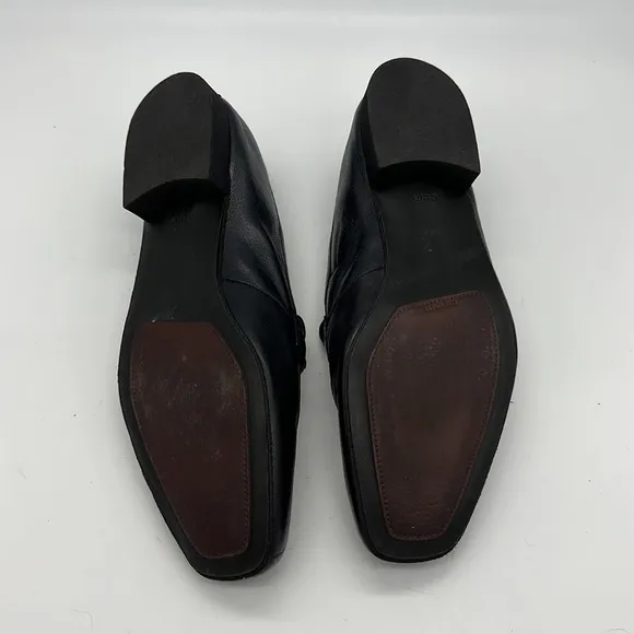 Vintage Pierre Cardin Navy Dress Shoes Loafers Size 10