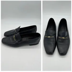 Vintage Pierre Cardin Navy Dress Shoes Loafers Size 10