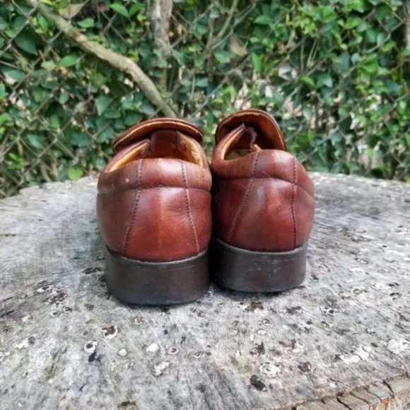 Vintage Stuart McGuire woven leather Dress Shoes