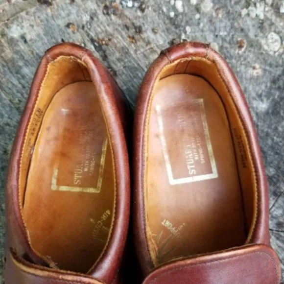 Vintage Stuart McGuire woven leather Dress Shoes