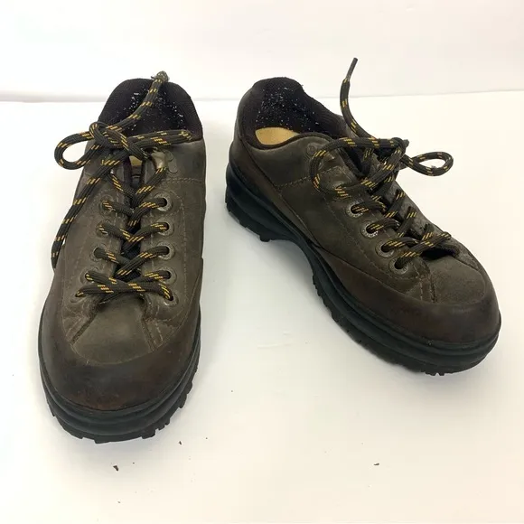 Vintage Y2K American Eagle brown leather chunky sneakers size 6