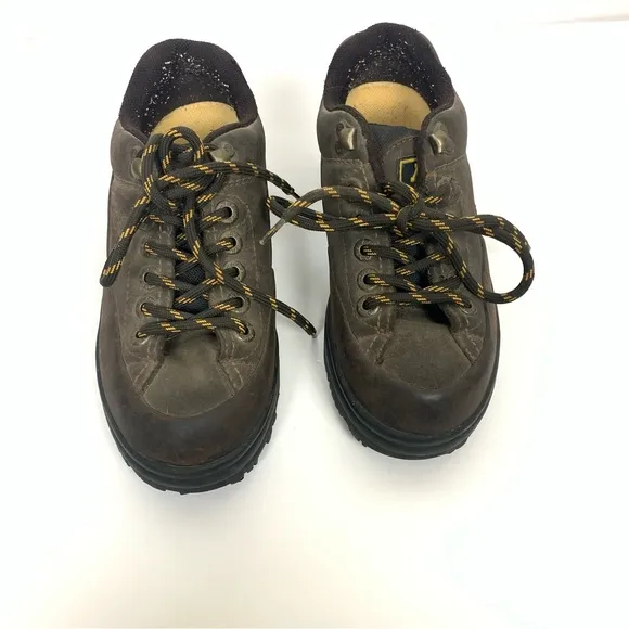 Vintage Y2K American Eagle brown leather chunky sneakers size 6