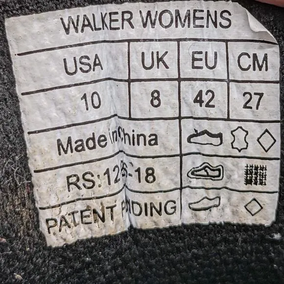 Vionic Black Classic Chunky Walker Sneaker Size 10