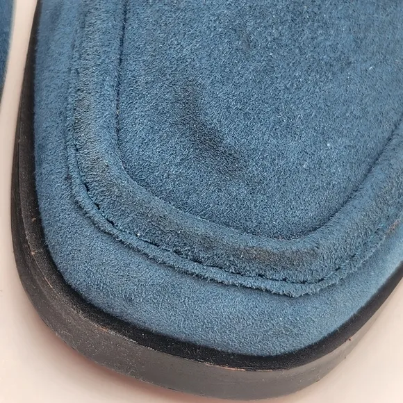 Vionic loafers women's 7 royal blue suede Sellah preppy comfy classic new $139