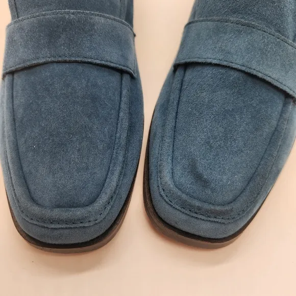Vionic loafers women's 7 royal blue suede Sellah preppy comfy classic new $139