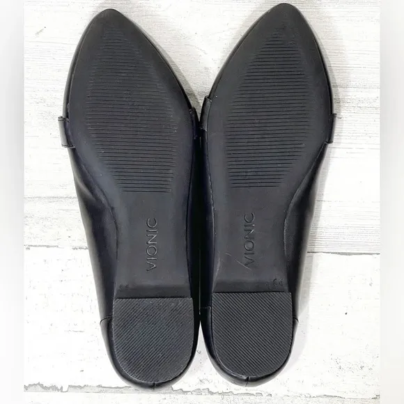Vionic Savanah Spot Loafers Size 7 Black‎ Animal Print Loafer Spot Print