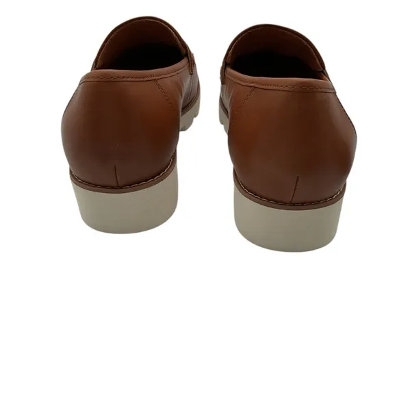 VionicCheryl II Leather Lug Sole Penny Loafers Brown size 10