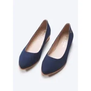 Viscata Barcelona Blue  Rubina Canvas Flat Handmade Wedges  size 40 / us 9