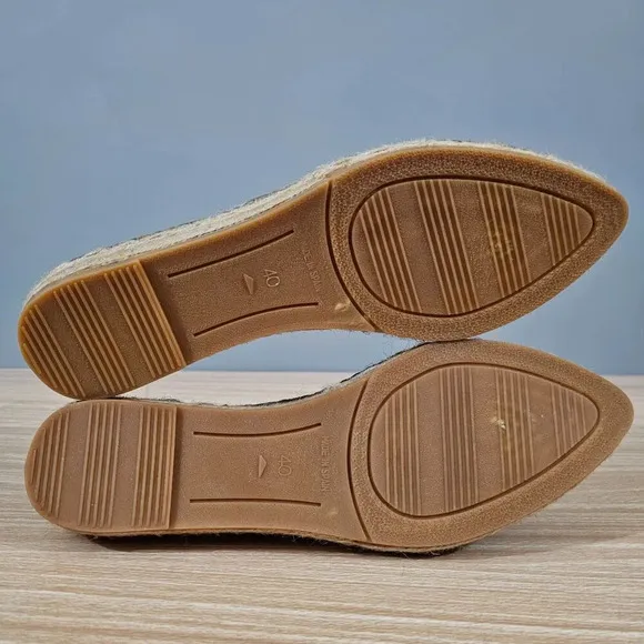Viscata Barcelona Cotton Espadrilles Womens Shoes Gray Canvas Platform EU 40