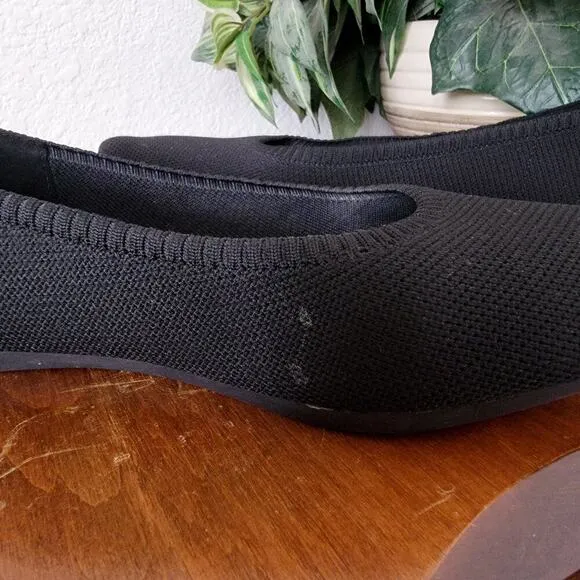 Vivaia Aria Slip on Pointed-Toe Flats Arch Support Washable Ballet Shoe Size 9.5
