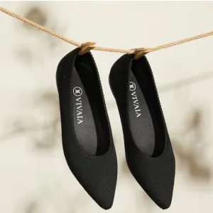 Vivaia Pointed-Toe Ballet Flats Size 39/8
