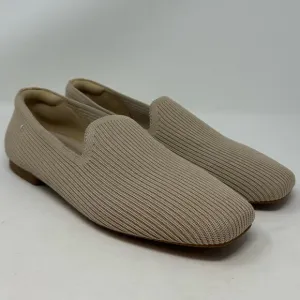 VIVAIA Samantha Classic Square-Toe Loafers Beige in Almond Size 8.5 39.5 Work