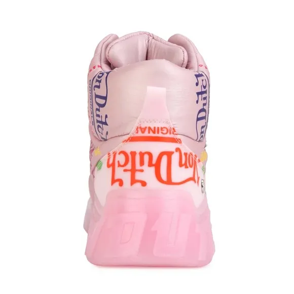 Von Dutch Pink High-Top Sneakers