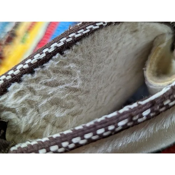 VTG Ski Lounger Women's 6 EU 37 Apres Ski Snow Boots Faux Fur Suede Italy EUC
