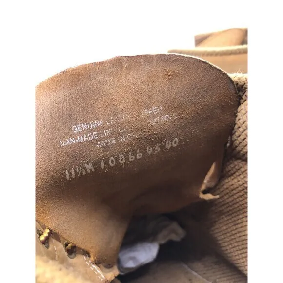 VTG‎ Timberland Basic Men’s Boots 11.5 Wheat Nubuck 6” Waterproof 10066