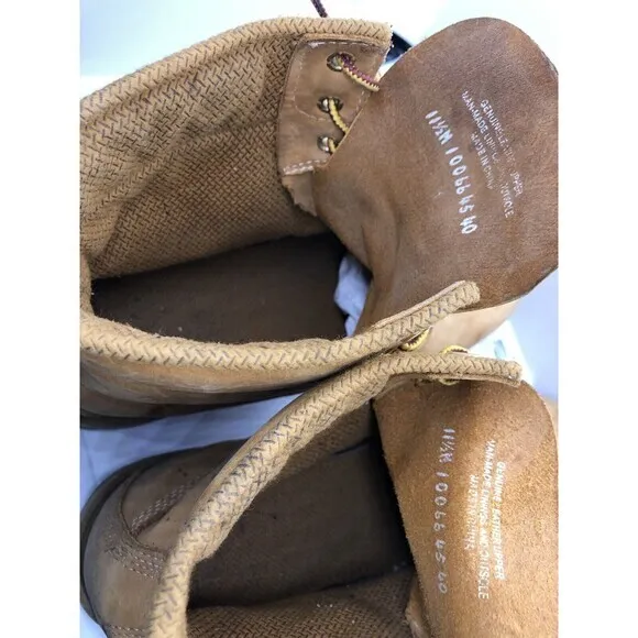 VTG‎ Timberland Basic Men’s Boots 11.5 Wheat Nubuck 6” Waterproof 10066