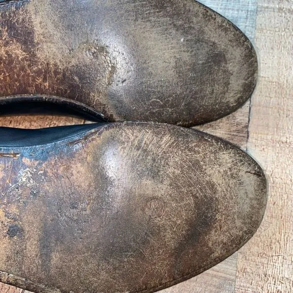 Vtg 80s Salvatore Ferragamo Wing Tip Tassel Loafers