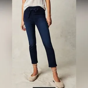 We The Free Knockout Mid-Rise Crop Jeans Dark‎ &amp; Stormy Sz Sm