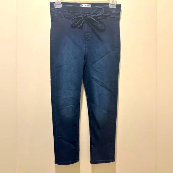 We The Free Knockout Mid-Rise Crop Jeans Dark‎ &amp; Stormy Sz Sm