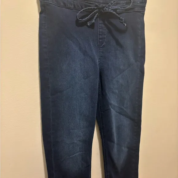 We The Free Knockout Mid-Rise Crop Jeans Dark‎ &amp; Stormy Sz Sm