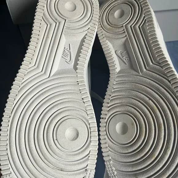 White AF1 Low-Top Sneakers