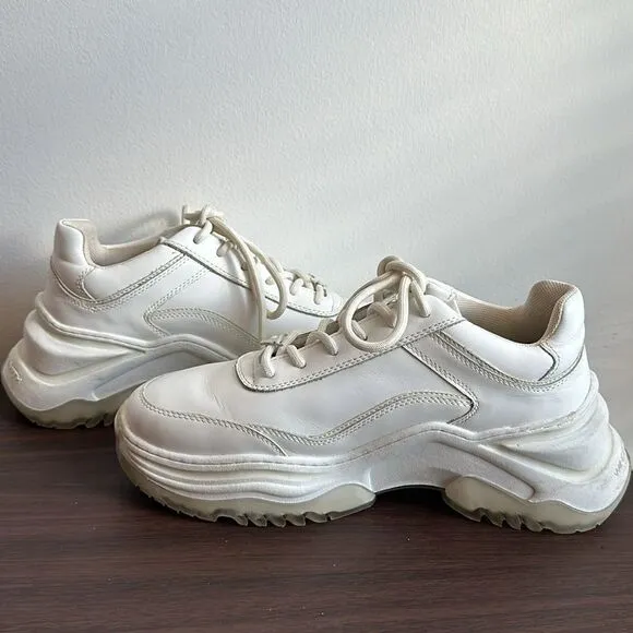 Windsor Smith Chaos White Chunky Sneakers Sz 10