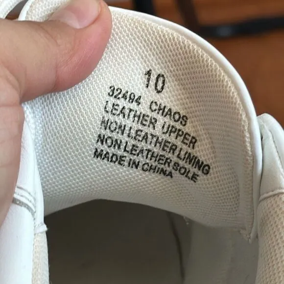 Windsor Smith Chaos White Chunky Sneakers Sz 10